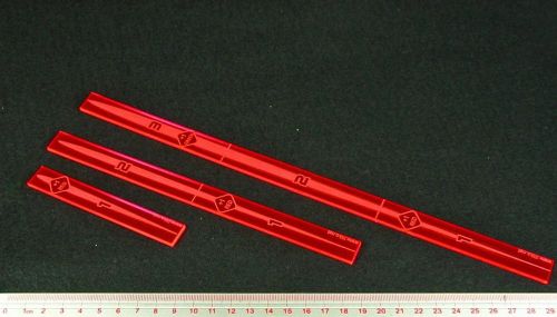 Fluorescent Pink Multi Range Fire Gauge for X-Wing